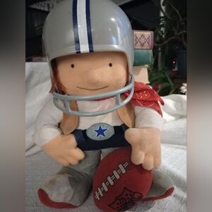 Vintage 1983 NFL Huddles Dallas Cowboys Tudor Mascot Plush Doll